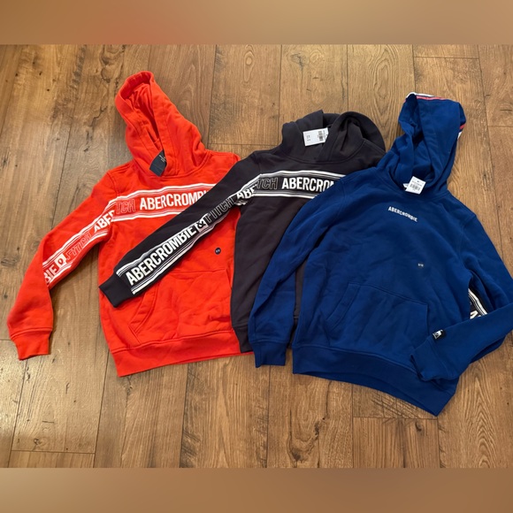 3 Abercrombie & Fitch Hoodies new kids - Picture 1 of 1